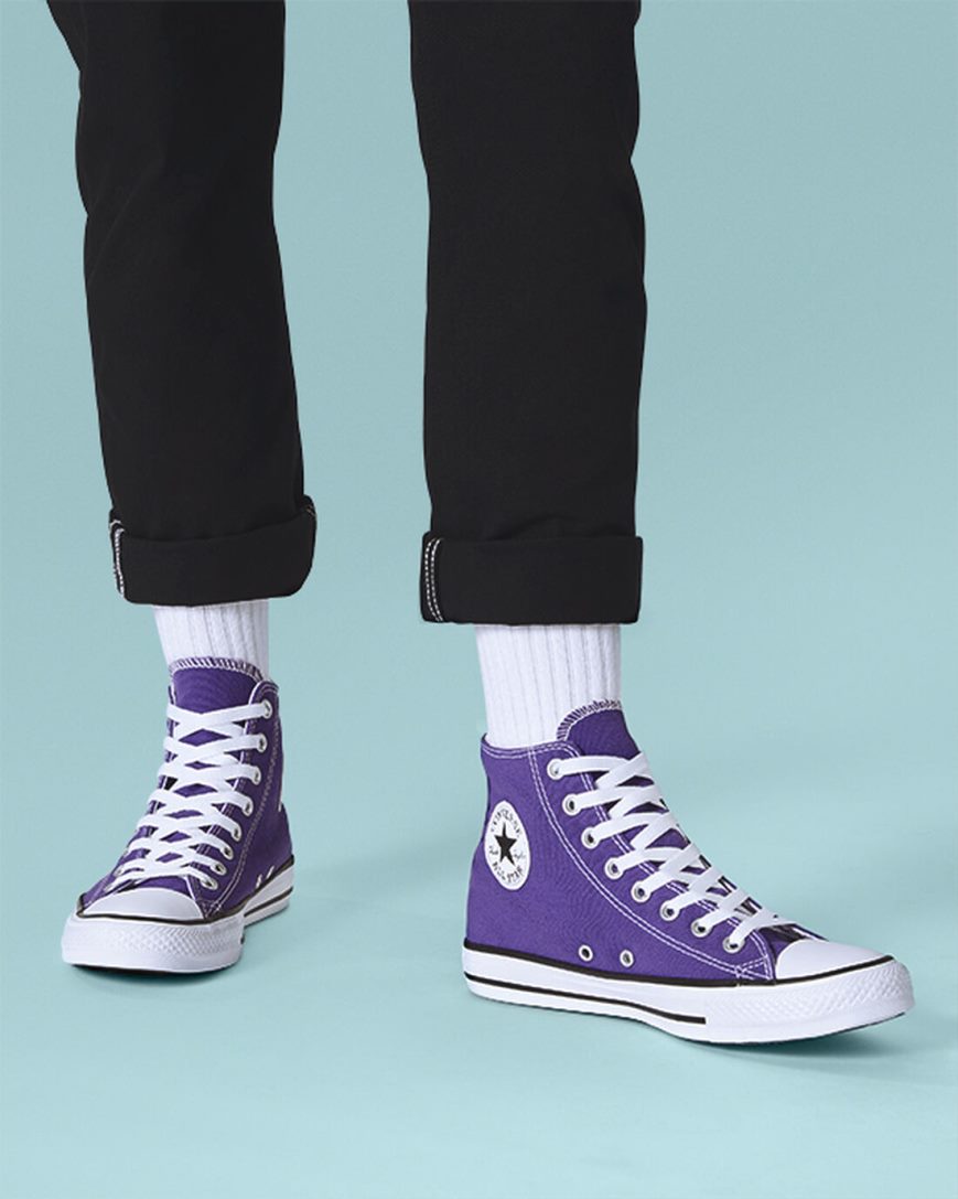 Tenisky Vysoke Converse Chuck Taylor All Star Klasické Panske Nachový | SK RKMHU6